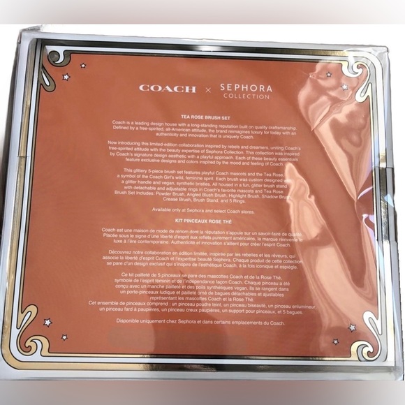 NWT Coach x Sephora Collection Makeup Brush Set | Limited Edition - Picture 2 of 5